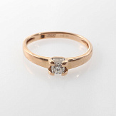 Кольцо золото 585, общий вес - 1.47 г, чистый вес - 1.446 г