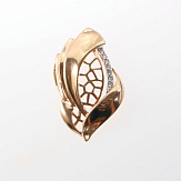 Подвеска золото 585, общий вес - 1.65 г, чистый вес - 1.629 г