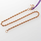 Браслет золото 585, общий вес - 1.13 г, чистый вес - 1.13 г, 16 см